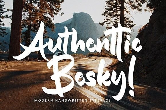 Authentic Besky: A Handwritten Font That Elevates Small Business Branding