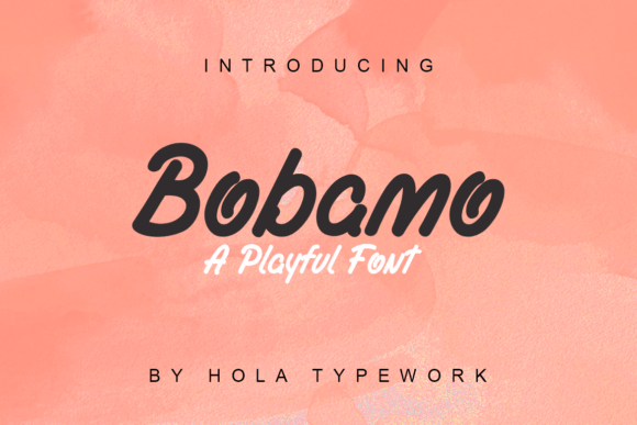 Bobamo: A Cute Handwritten Font for Campaign-Ready Design Projects