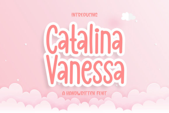 Catalina Vanessa: A Cool Modern Handwritten Font for Crafters and Makers