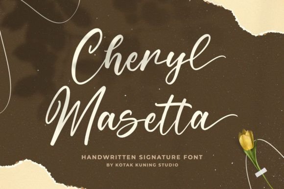 Cheryl Masetta: A Modern Handwritten Font for Professional Branding