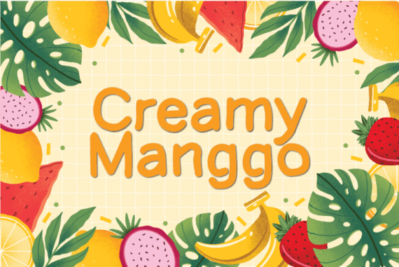 Creamy Manggo: A Handwritten Font That Elevates Small Business Branding