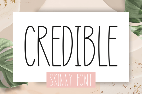 Credible: A Delicate Script Handwritten Font for Editorial Elegance