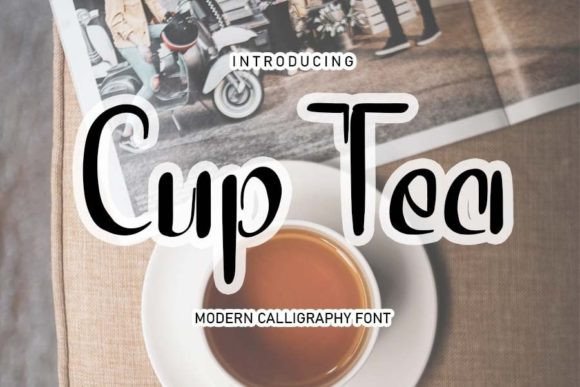 Cup Tea: A Playful Handwritten Font for Editorial Design and Content Branding