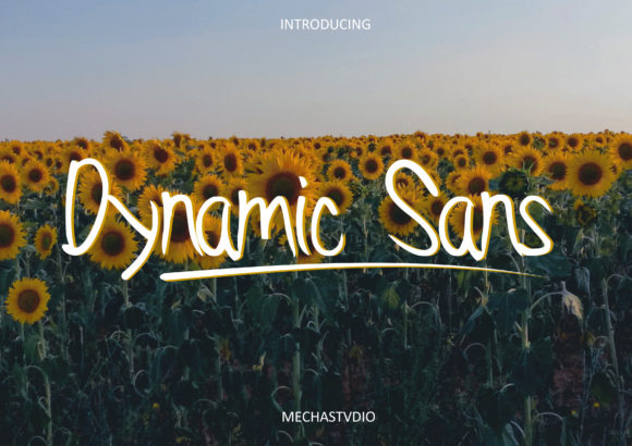 Dynamic Sans: A Handwritten Font That Elevates Campaign Visuals