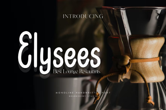 Elysees: A Sweet Handwritten Font for Crafters and Makers