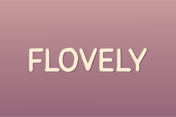 Flovely: A Natural Script Handwritten Font for Editorial Design and Digital Publishing