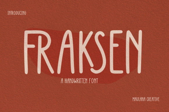 Fraksen: A Clean Handwritten Font for Real Branding Projects