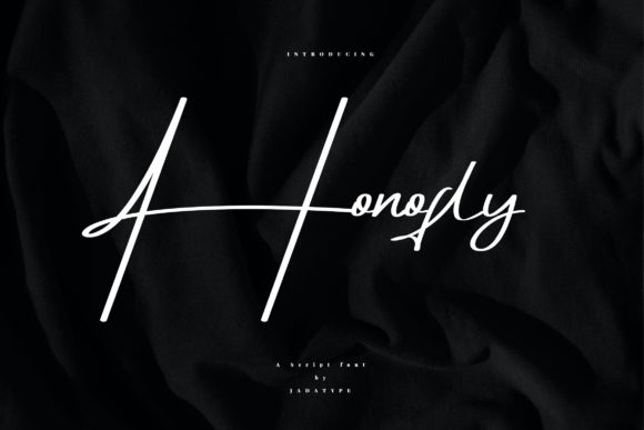 Honofly: A Signature Font for Elegant Editorial Design