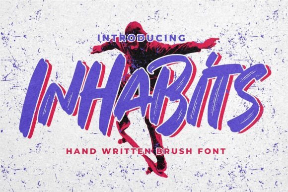 Inhabits: A Handwritten Font That Brings Personality to Your Creative Projects