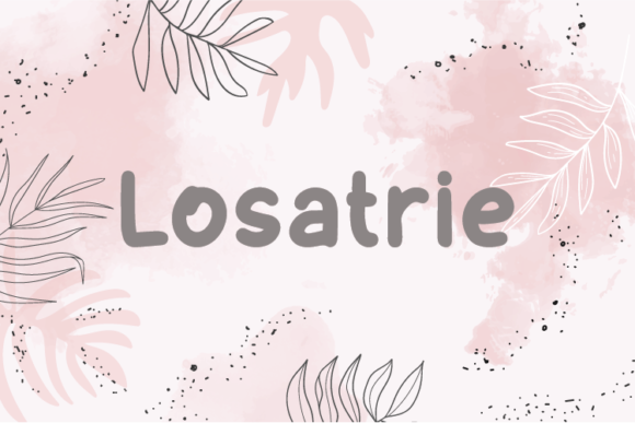 Losatrie: A Natural Handwritten Font for Authentic Branding Projects