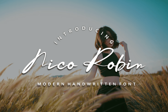 Nico Robin: A Slim, Stylish Handwritten Font for Elegant Editorial Design