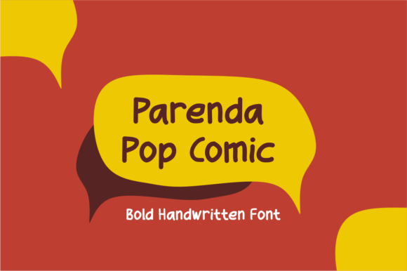 Parenda Pop Comic: A Joyful Handwritten Font for Editorial Design