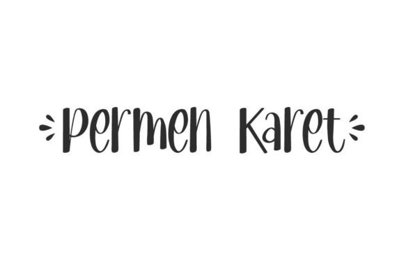 Permen Karet: A Modern Handwritten Font for Editorial Design and Digital Publishing