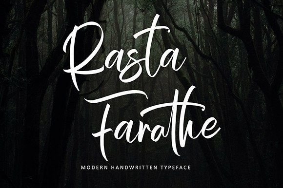 Rasta Farathe: A Stylish Script Handwritten Font for Editorial Design