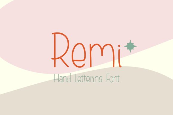 Remi: A Sweet Handwritten Font for Crafters and Makers