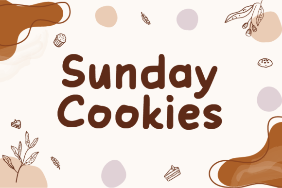 Sunday Cookies: A Natural Handwritten Font for Elegant Editorial Design