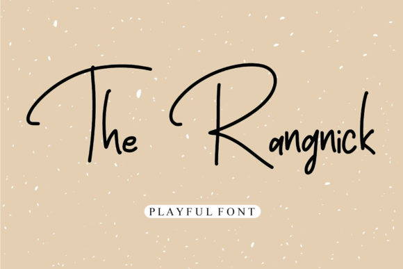 The Rangnick: A Friendly Handwritten Font for Modern Brand Campaigns
