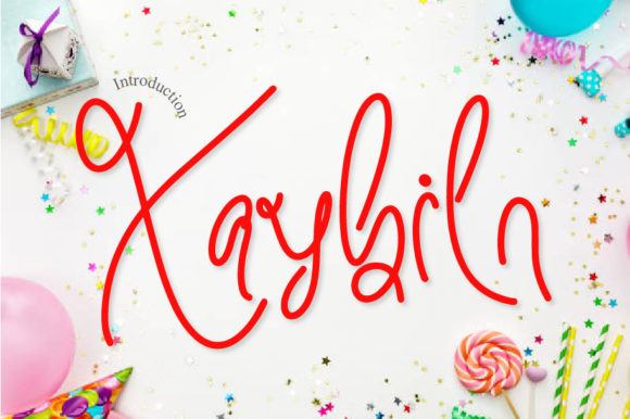 Xaybiln: A Handwritten Font for Elegant Editorial Design