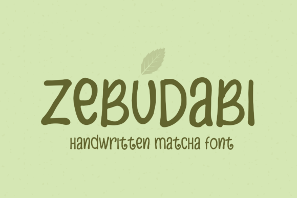 Zebudabi: A Fun Handwritten Font for Authentic Brand Typography